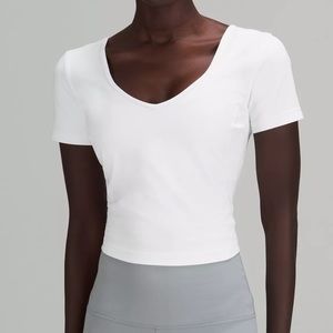 Lululemon Align Short Sleeve Crop Top